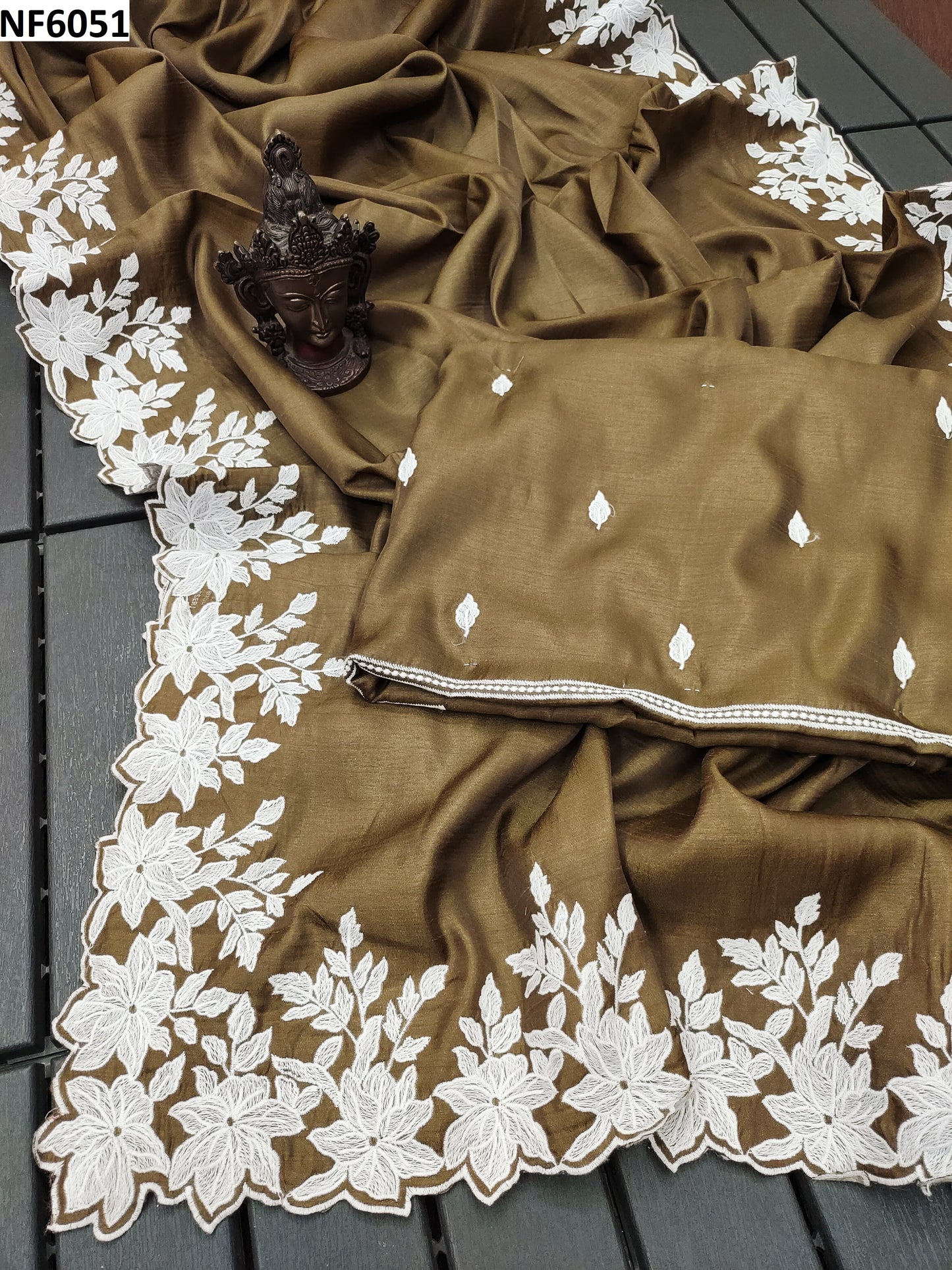 Nf6051 Vmk. Cutwork Sarees