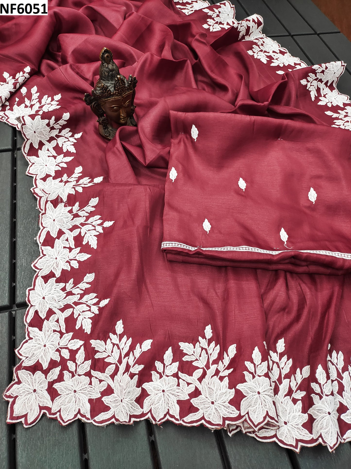 Nf6051 Vmk. Cutwork Sarees