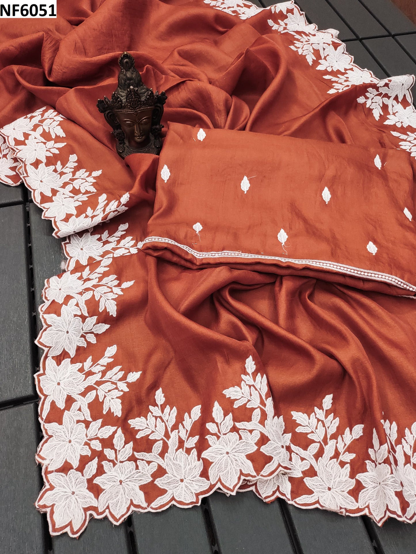 Nf6051 Vmk. Cutwork Sarees