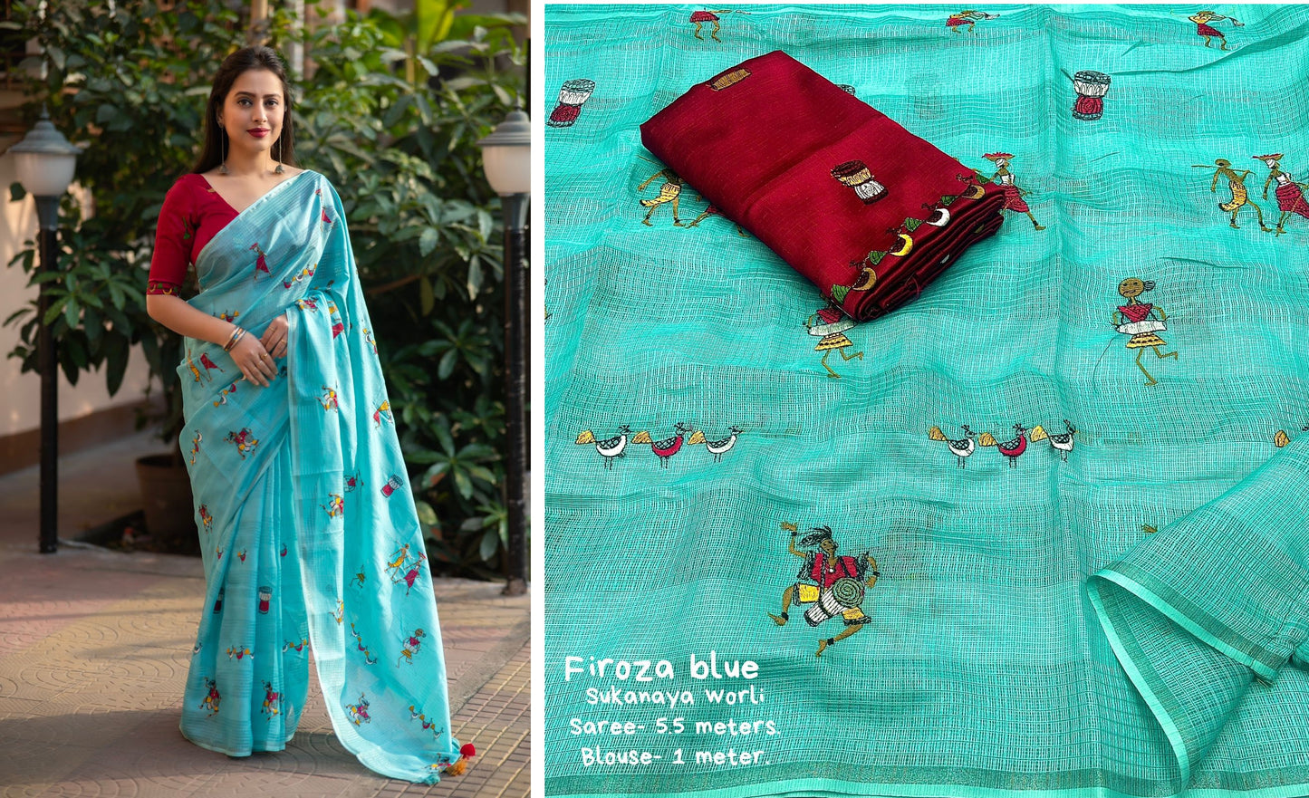 Nf6071 Vmk. Kota Chex Sarees