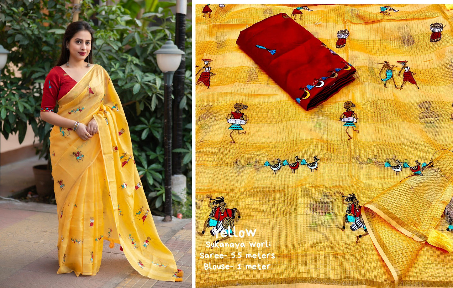 Nf6071 Vmk. Kota Chex Sarees