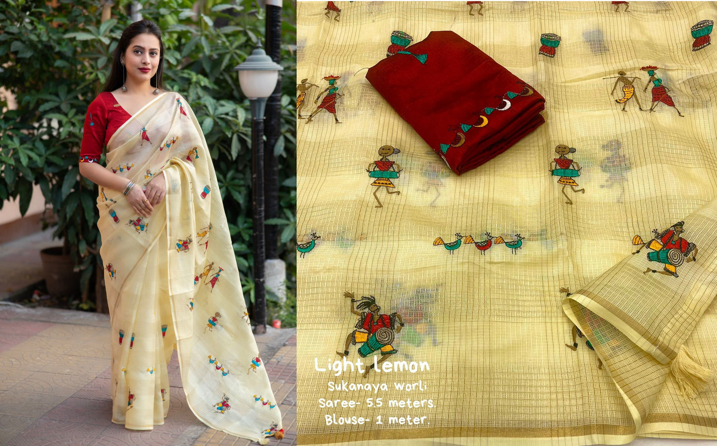Nf6071 Vmk. Kota Chex Sarees