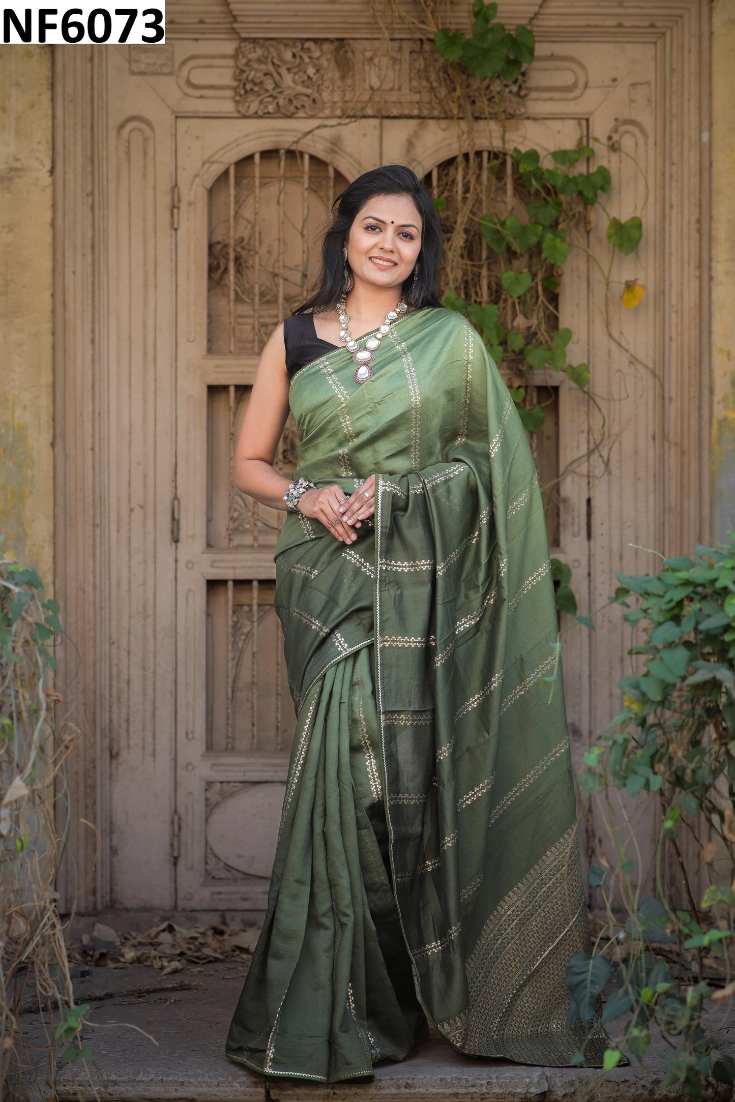 Nf6073 Vmk. Jacquard Sarees