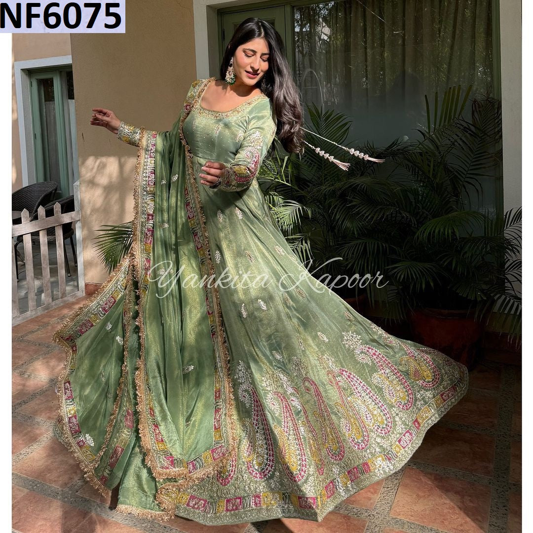 Nf6075 Vmk. Embroidery Readymade Suits