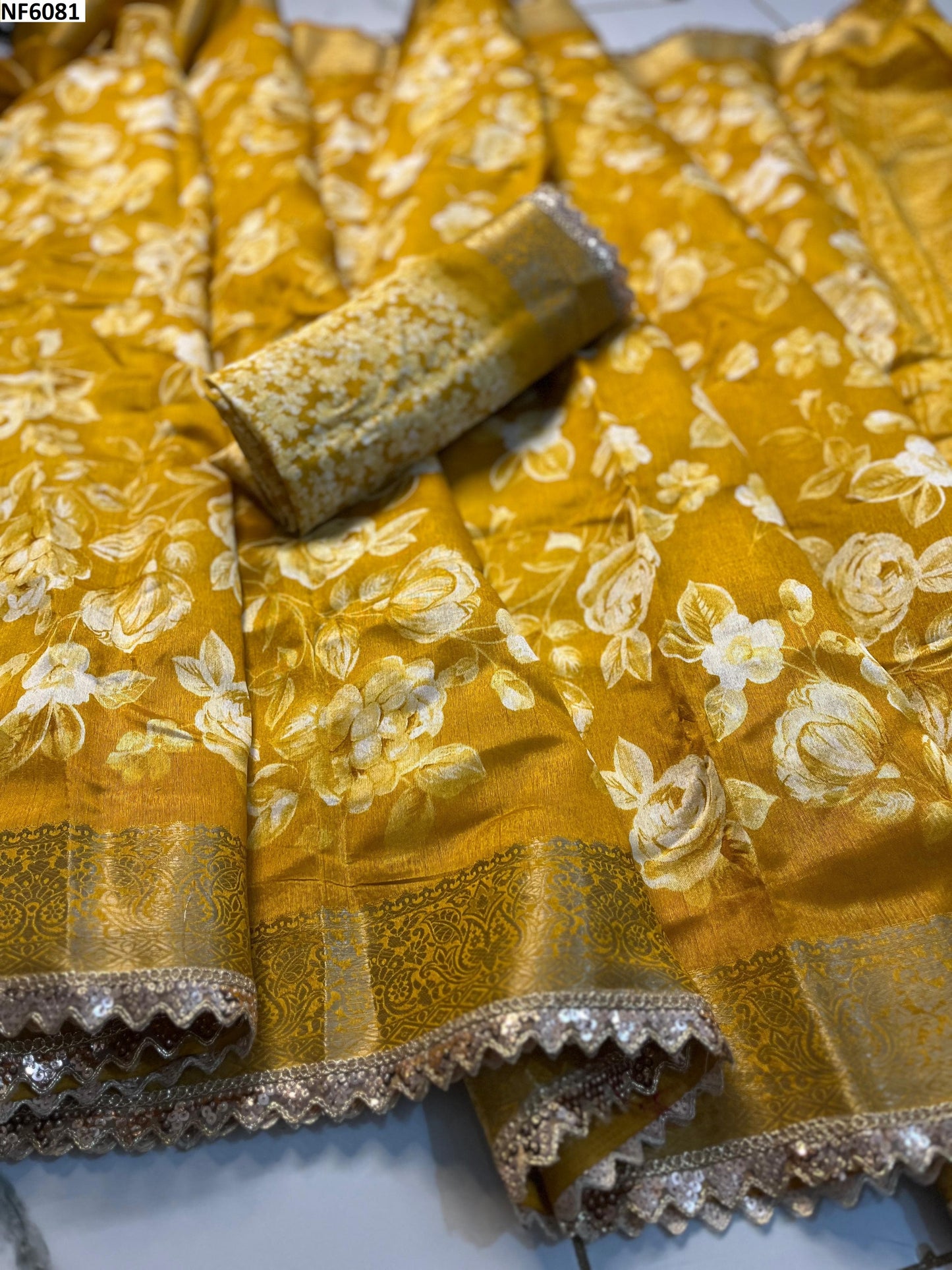 Nf6081 Vmk Tusser Silk Sarees