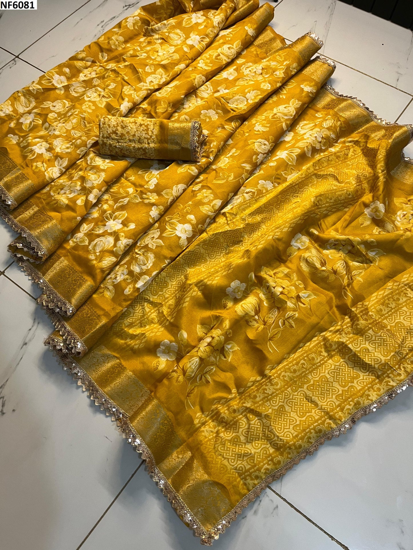 Nf6081 Vmk Tusser Silk Sarees