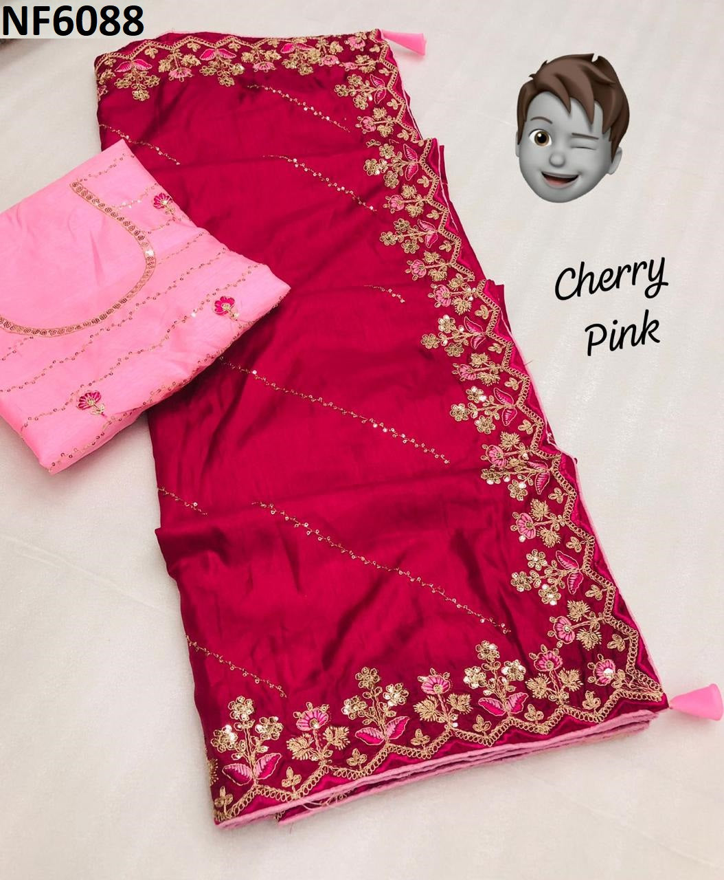 Nf6088 Vmk. Sequence Work Sarees