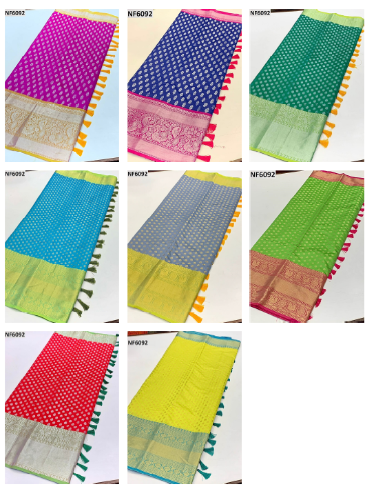 Nf6092 Vmk. Soft Silk Sarees