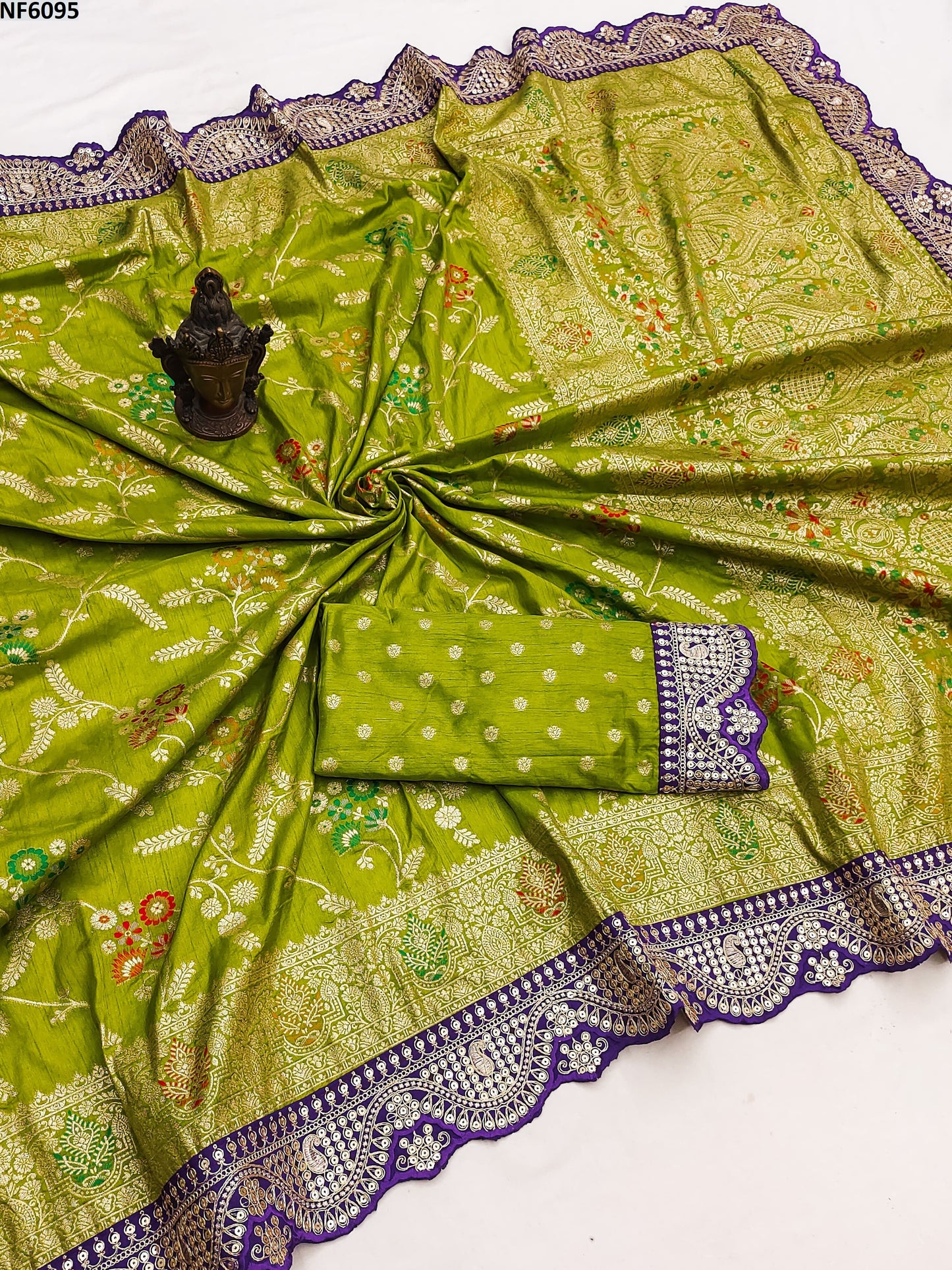 Nf6095 Vmk. Dola Silk Sarees