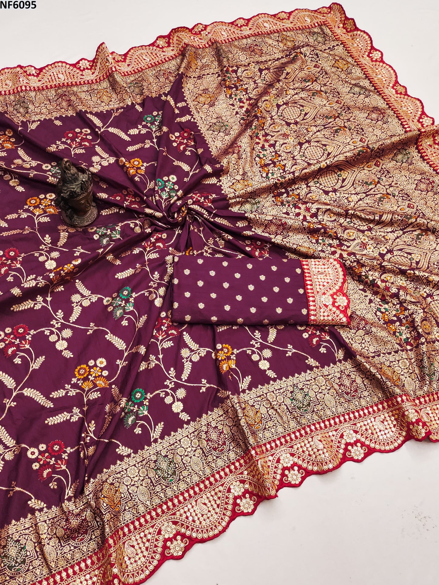 Nf6095 Vmk. Dola Silk Sarees