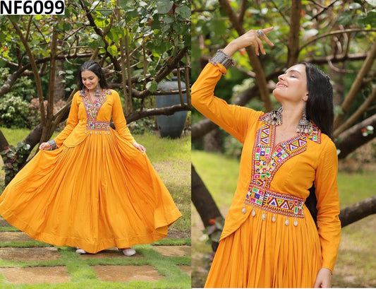 Nf6099 Vmk. Navratri Special One Piece Gown