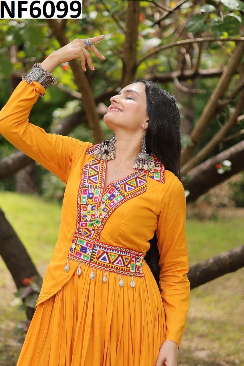 Nf6099 Vmk. Navratri Special One Piece Gown