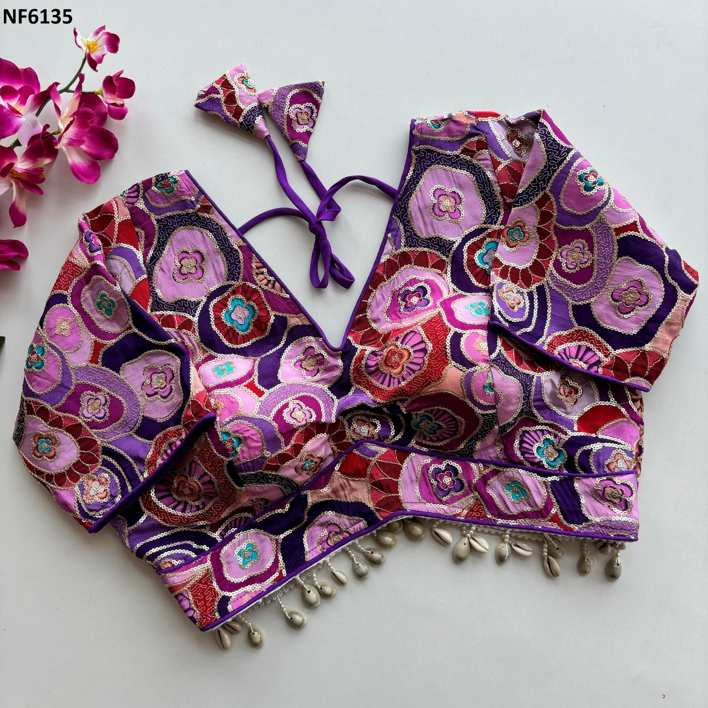 Nf6135 Vmk Kaudi Lace Blouse