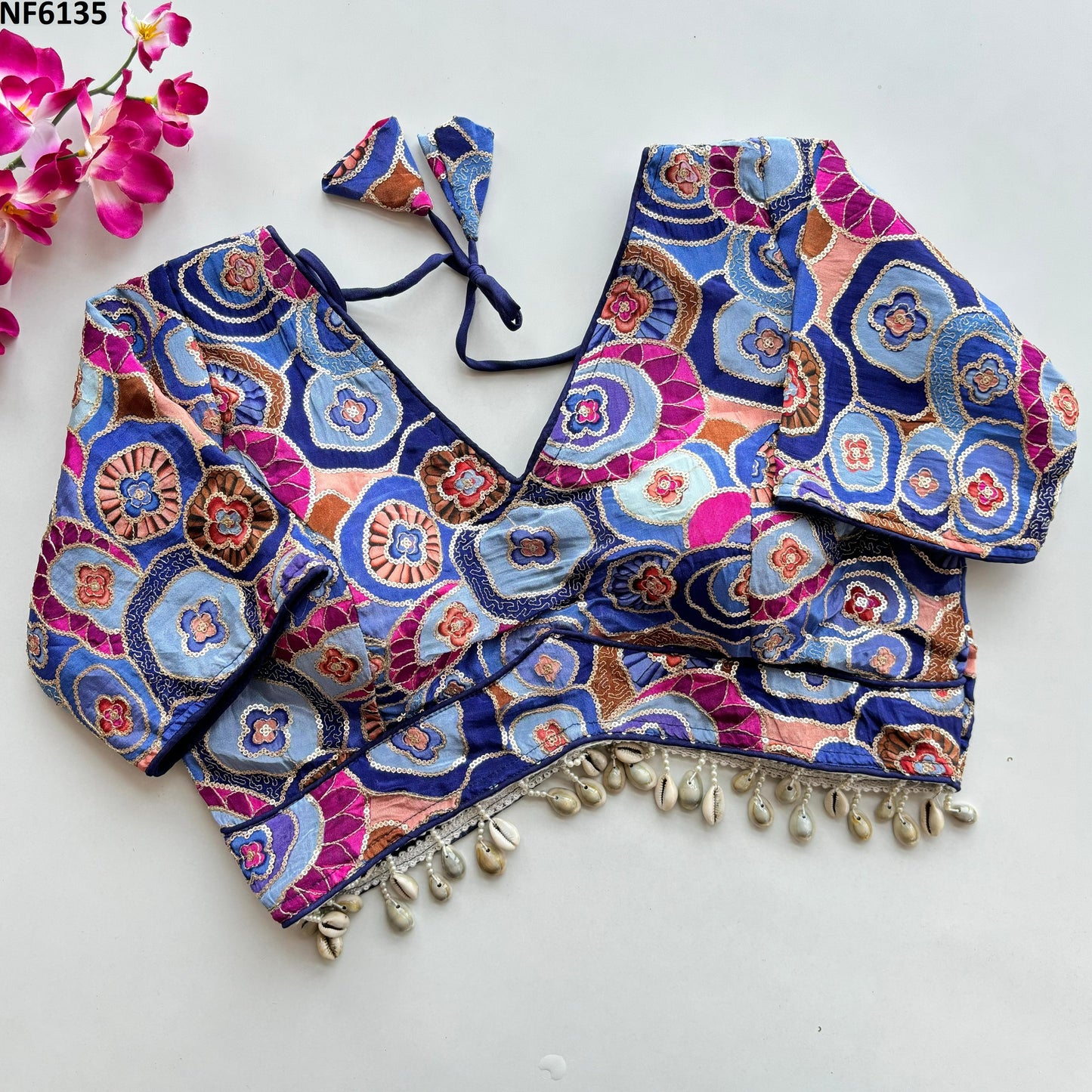 Nf6135 Vmk Kaudi Lace Blouse
