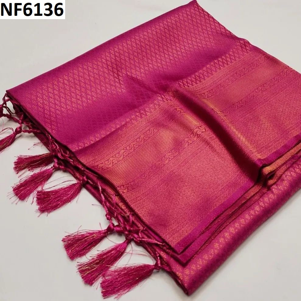 Nf6136 Vmk. Jacquard Sarees