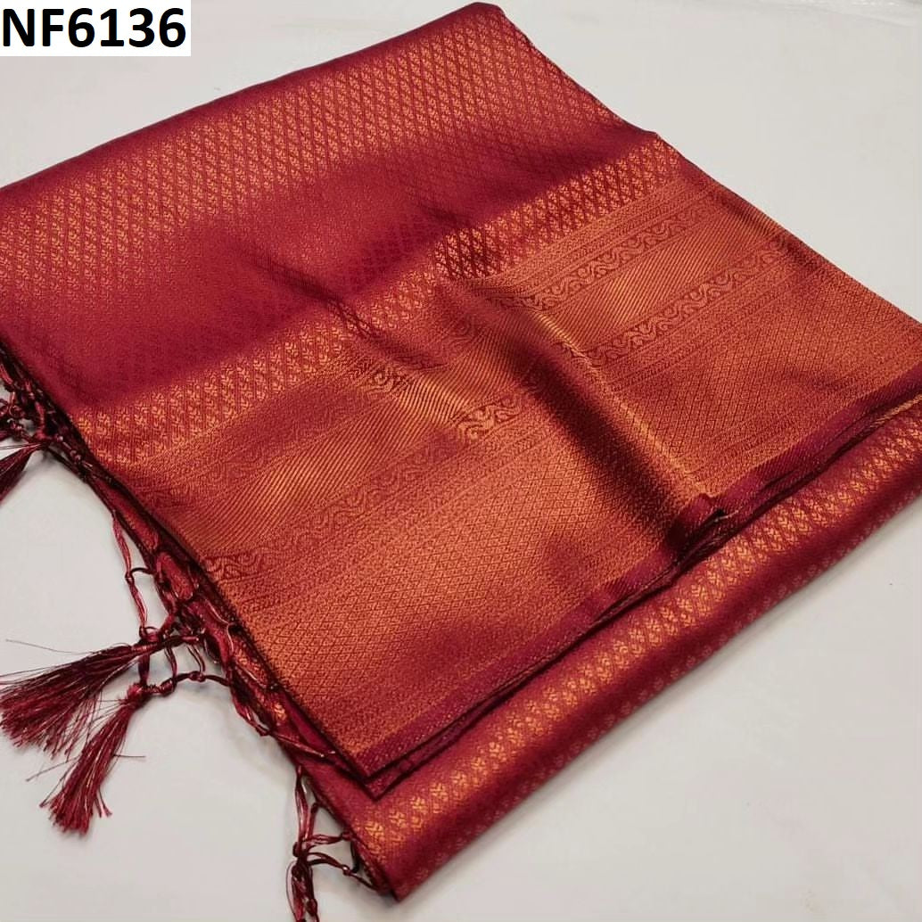 Nf6136 Vmk. Jacquard Sarees