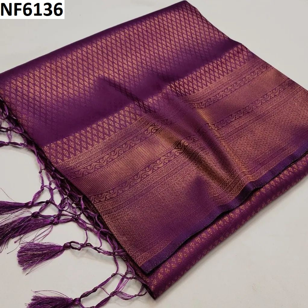Nf6136 Vmk. Jacquard Sarees