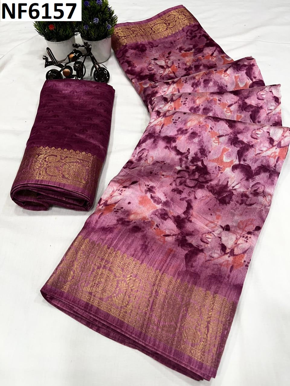 Nf6162 Vmk Silk Slub Sarees