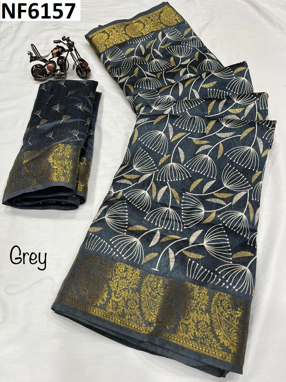 Nf6162 Vmk Silk Slub Sarees