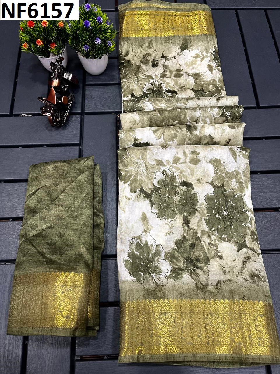 Nf6162 Vmk Silk Slub Sarees