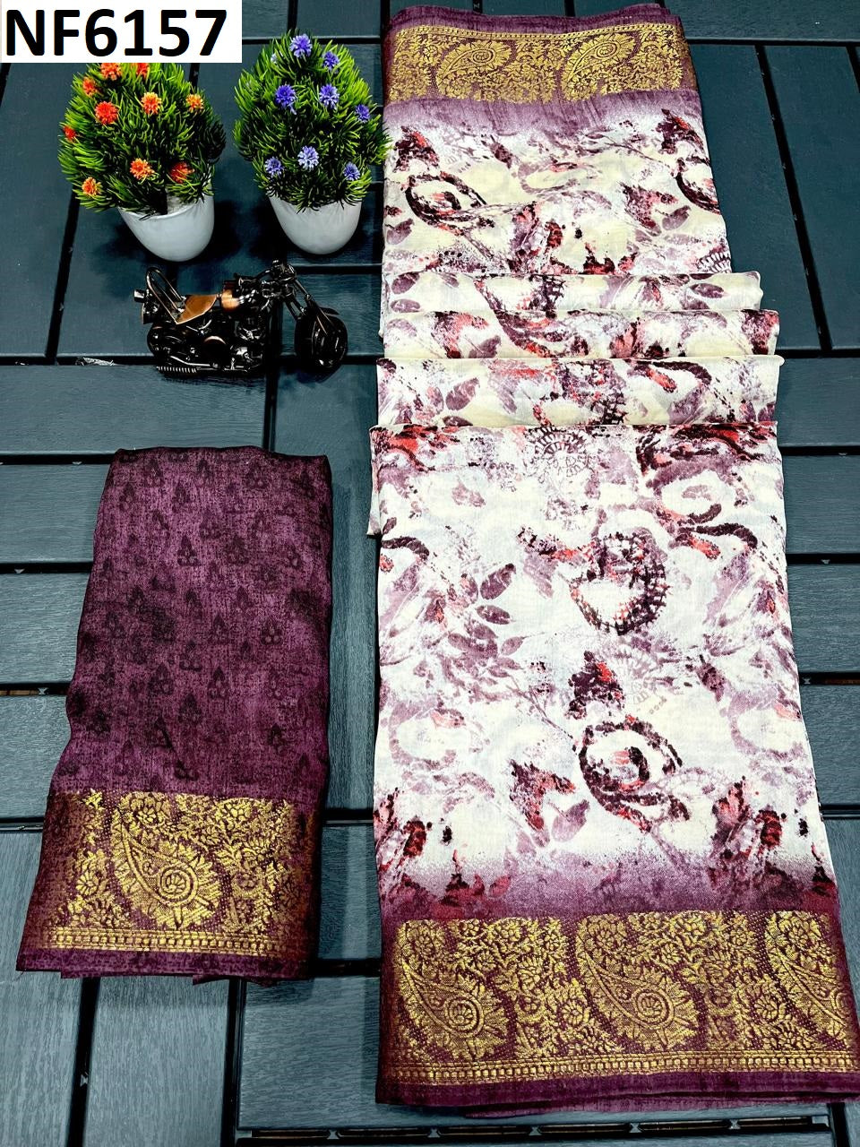 Nf6162 Vmk Silk Slub Sarees