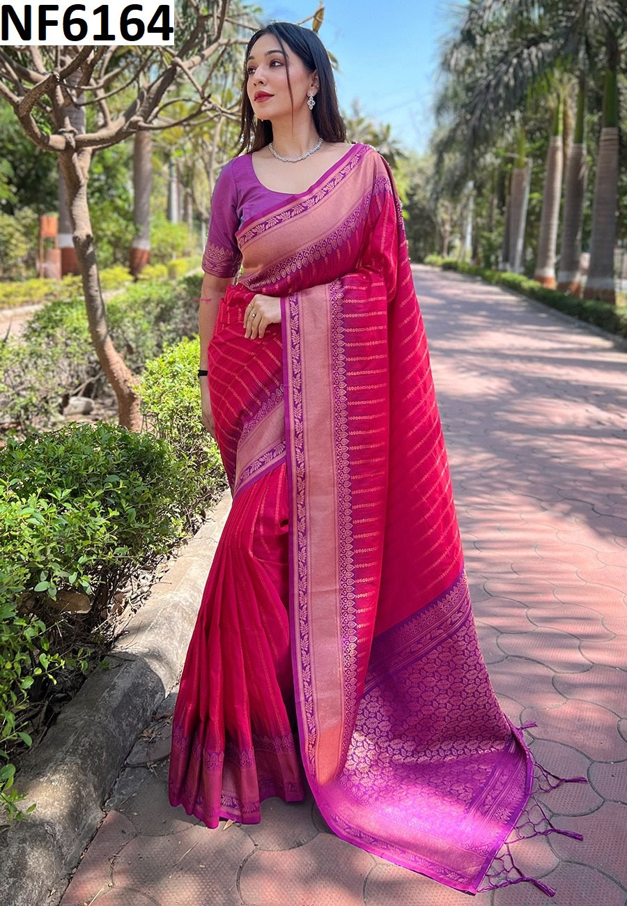 Nf6164 Vmk. Zari Weaving Sarees