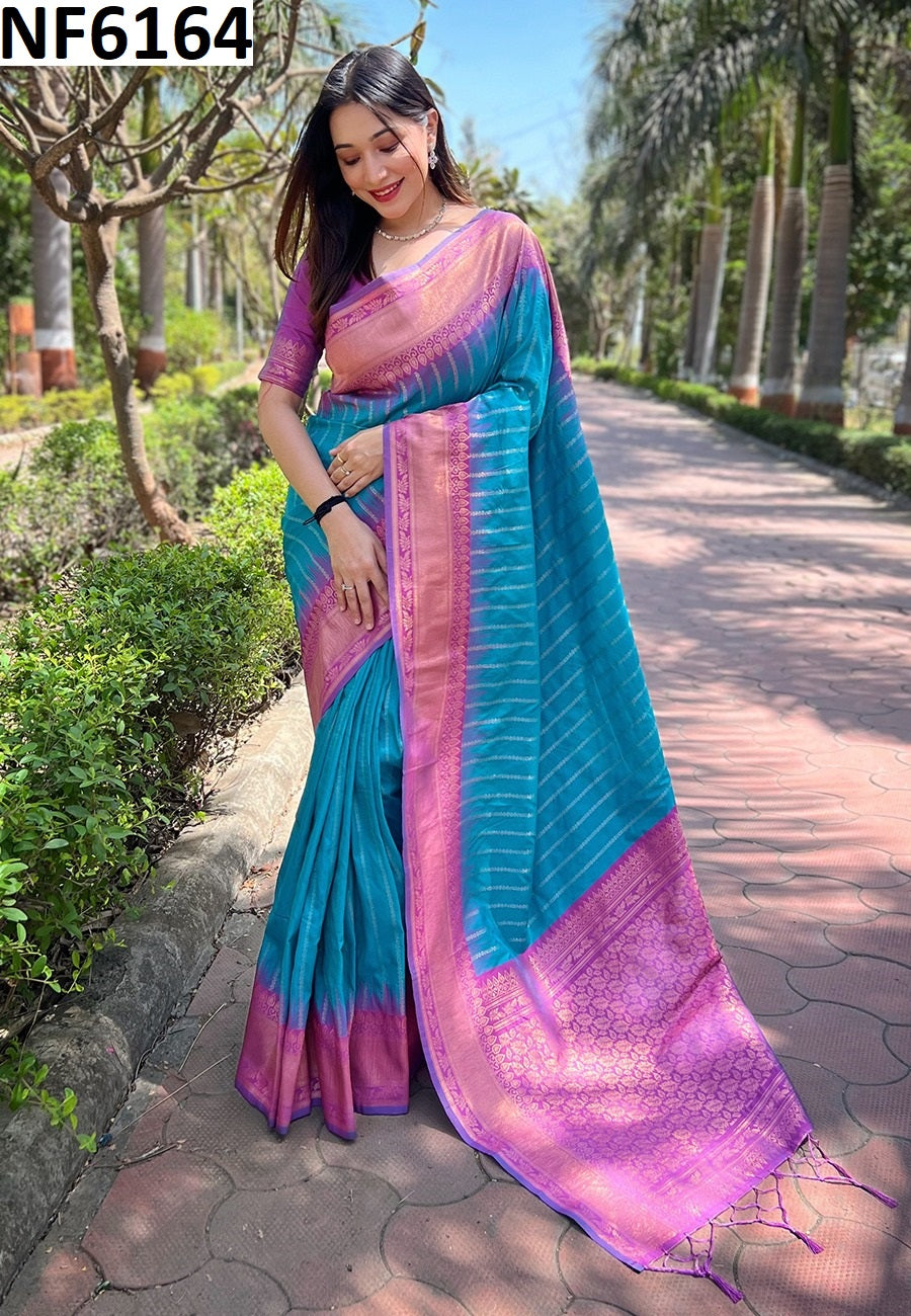 Nf6164 Vmk. Zari Weaving Sarees
