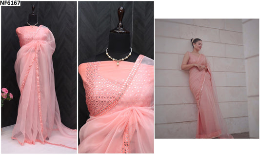 Nf6167 Vmk. Sequence Work Sarees