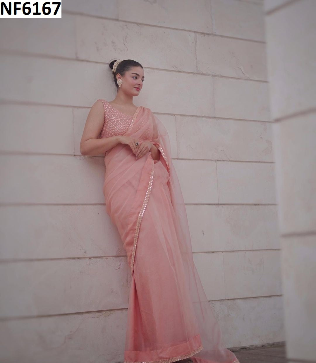 Nf6167 Vmk. Sequence Work Sarees