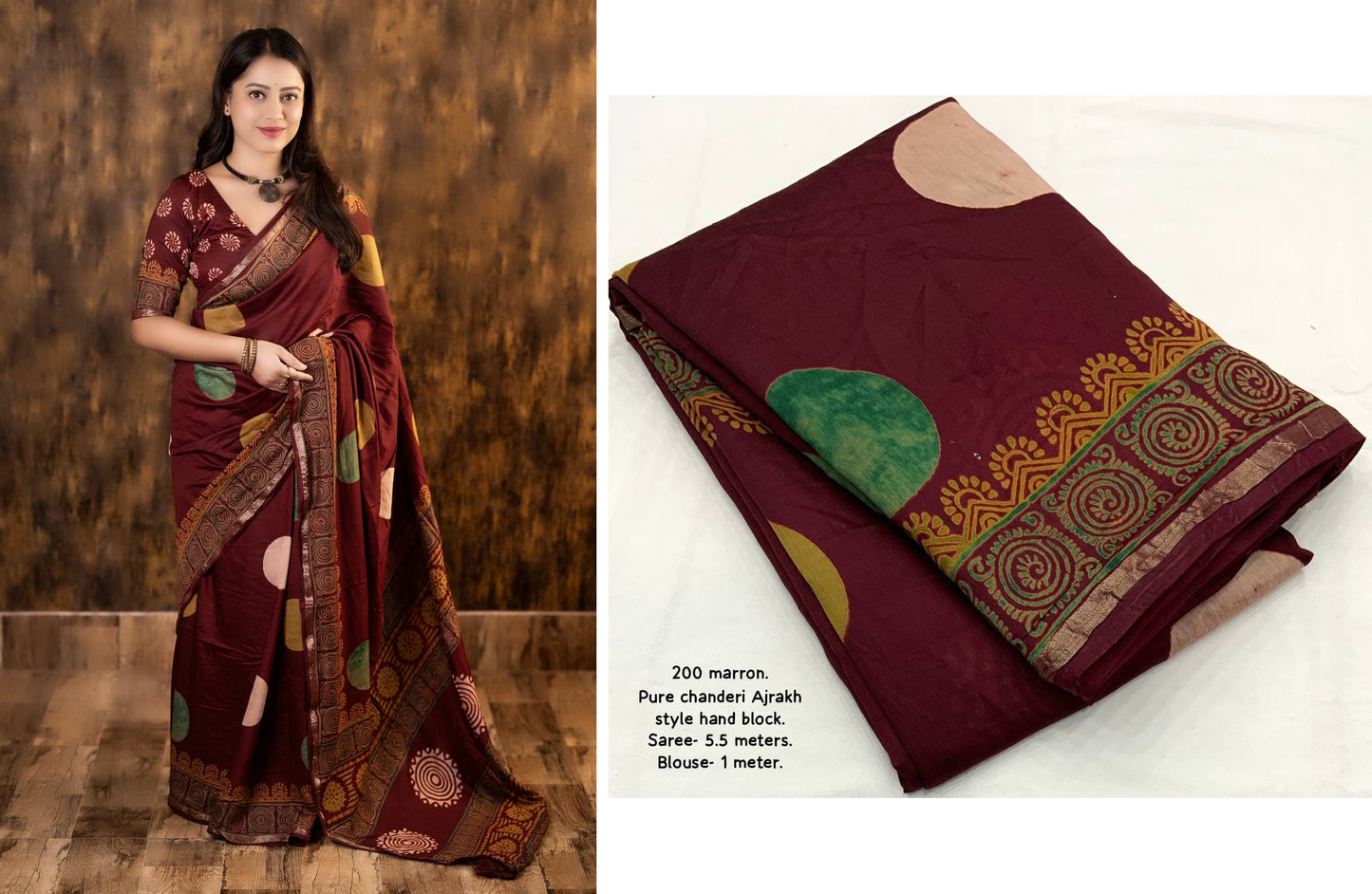 Nf6180 Vmk. Chanderi Sarees
