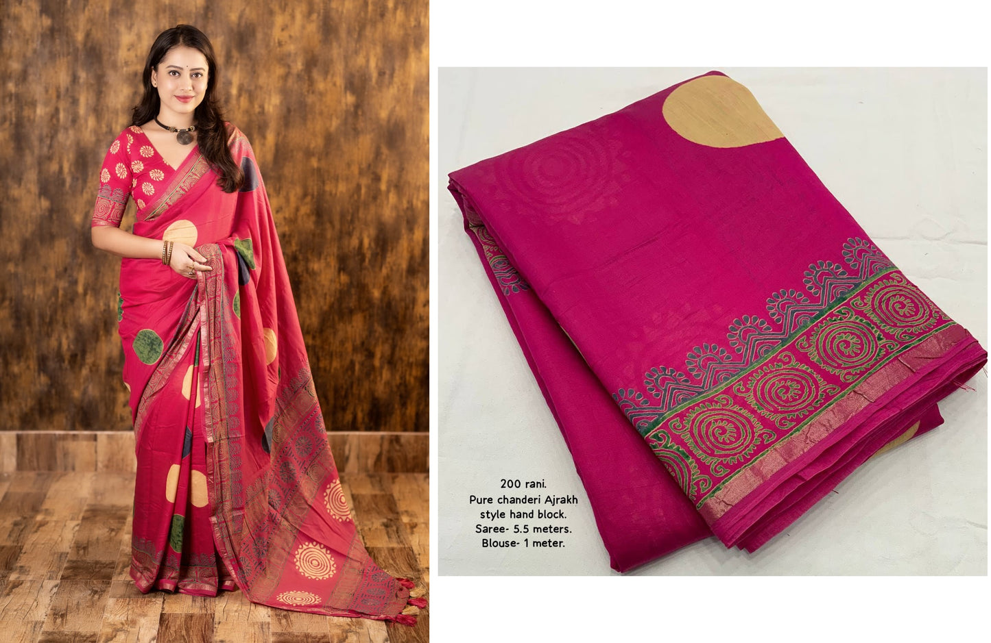 Nf6180 Vmk. Chanderi Sarees