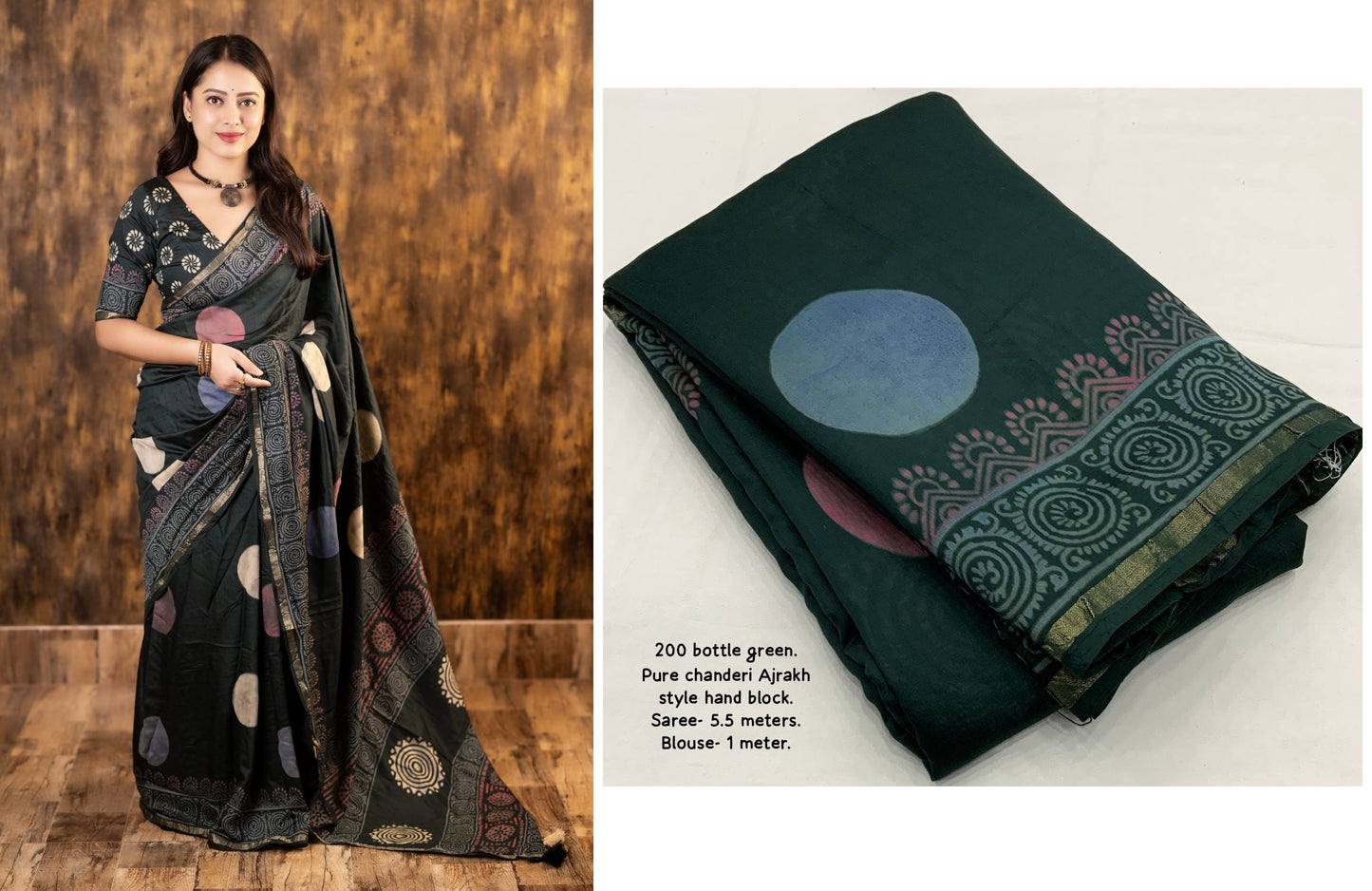 Nf6180 Vmk. Chanderi Sarees