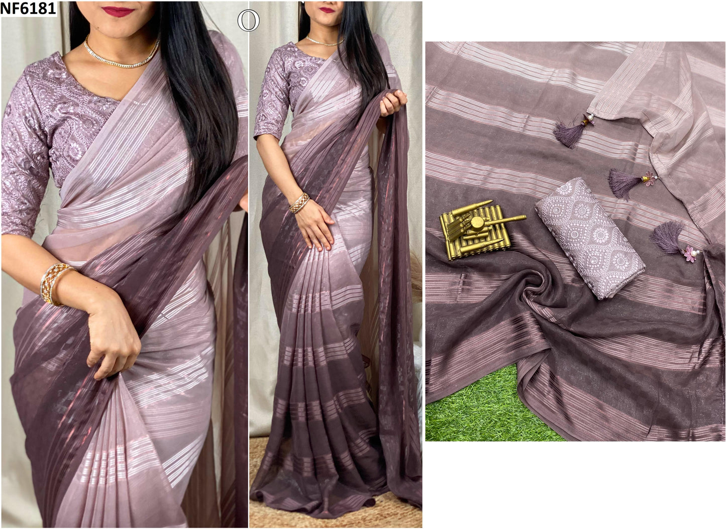 Nf6181 Vmk Tassels Sarees