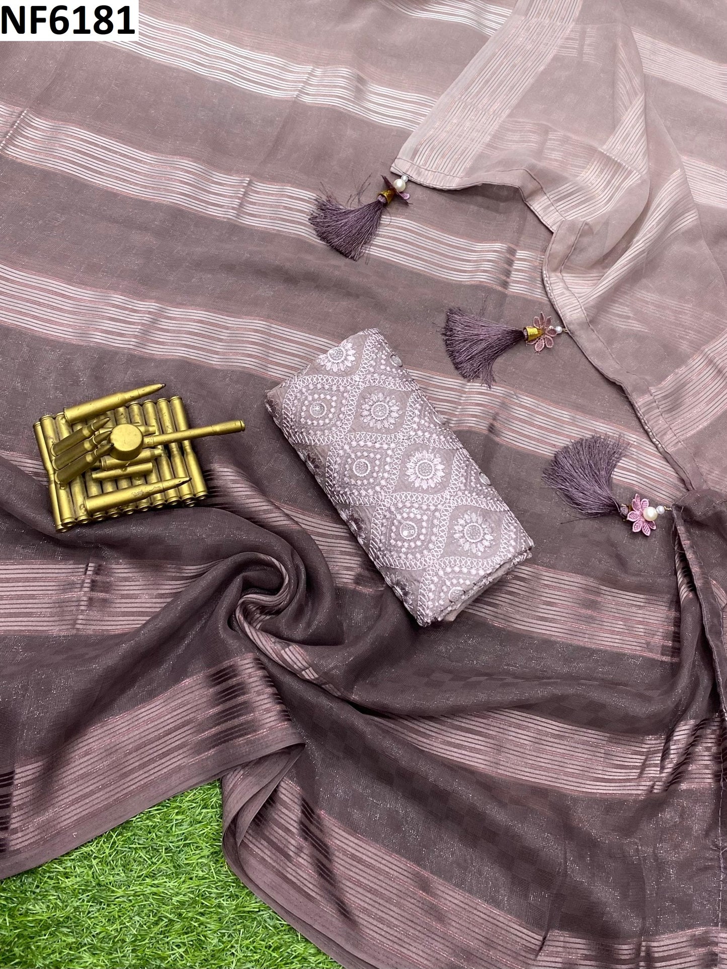 Nf6181 Vmk Tassels Sarees