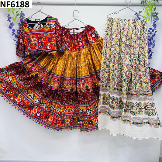 Nf6188 Vmk. Gamthi Work Chaniya Choli