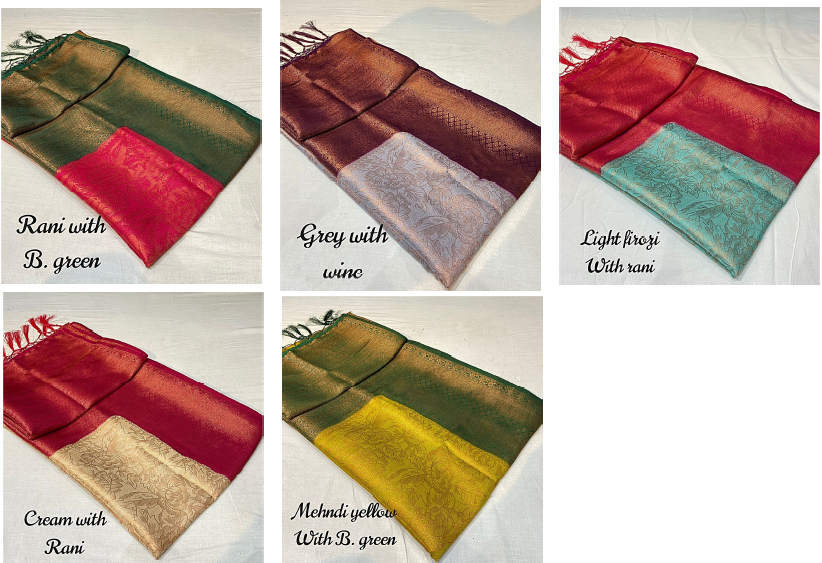 Nf6201 Vmk. Jacquard Sarees