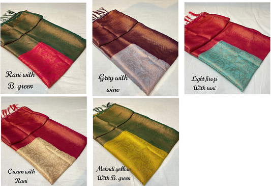 Nf6201 Vmk. Jacquard Sarees