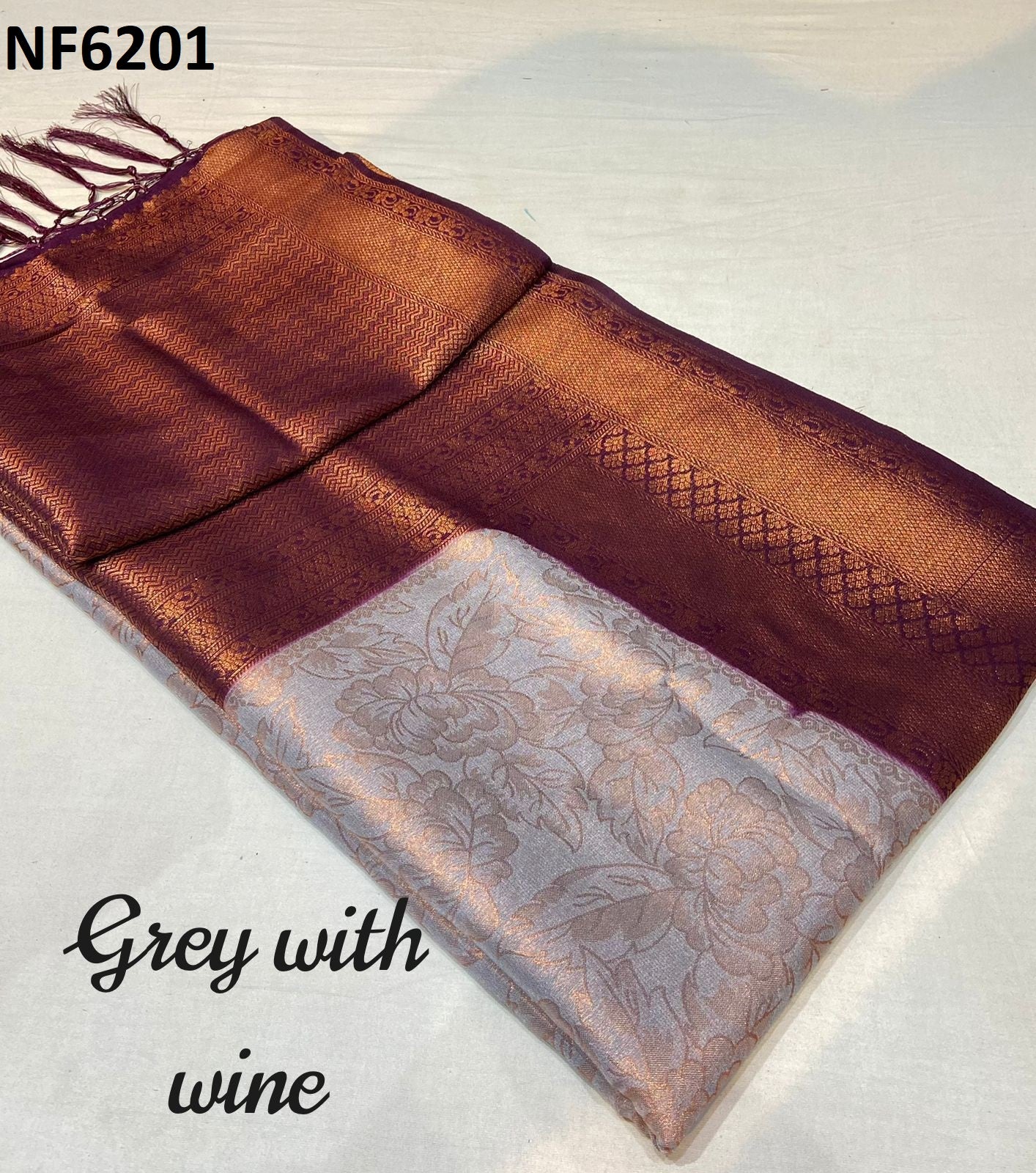 Nf6201 Vmk. Jacquard Sarees