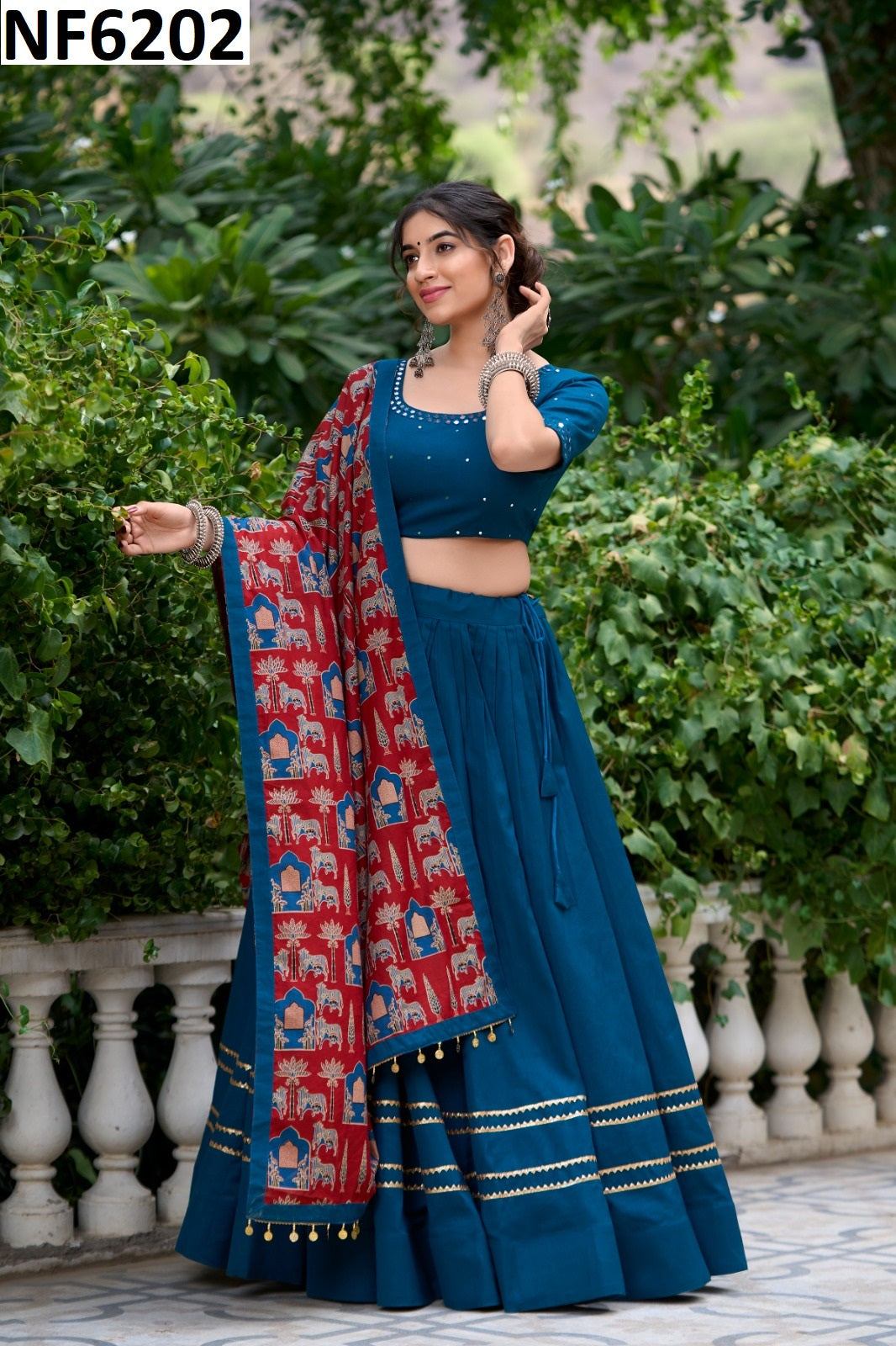 Nf6202 Vmk. Gota Patti Chaniya Choli