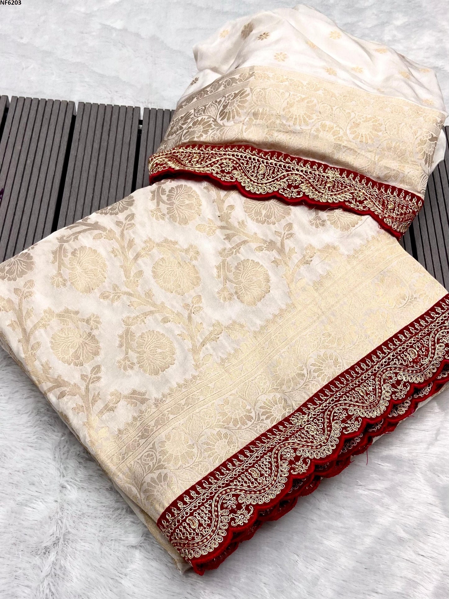 Nf6203 Vmk. Khadi Sarees