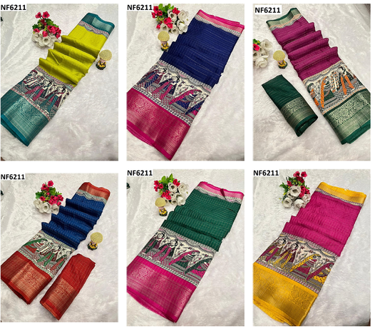 Nf6211 Vmk Dola Silk Sarees