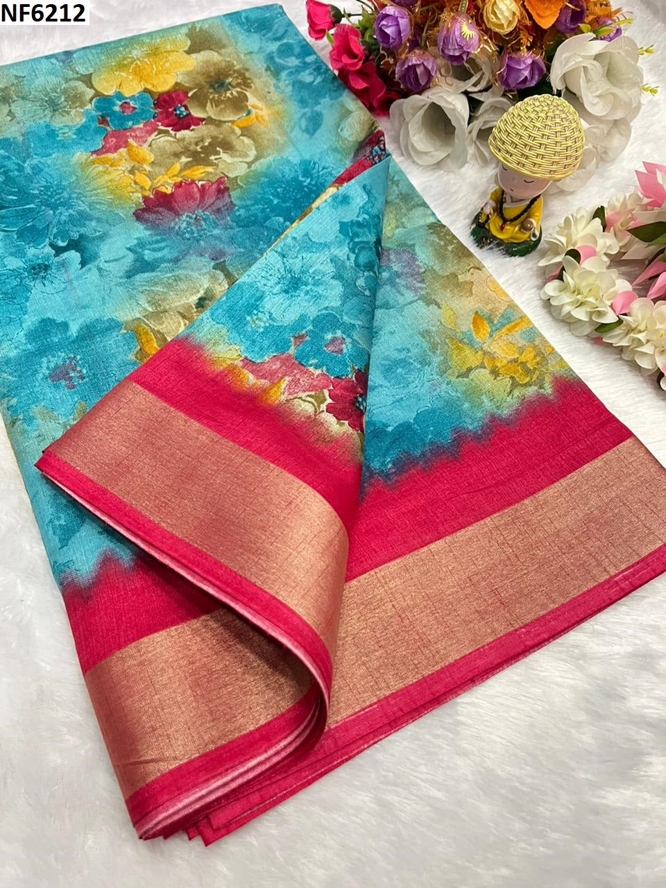 Nf6212 Vmk Tusser Silk Sarees