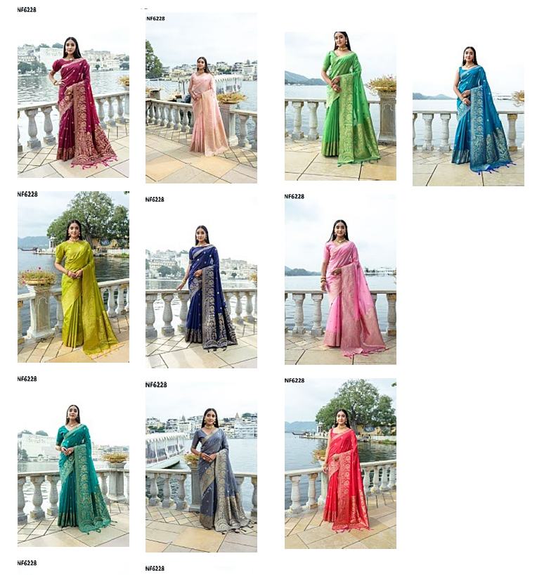 Nf6228 Vmk. Weaving Sarees