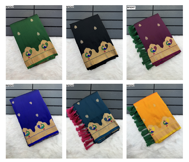 Nf6247 Vmk. Meenakari Sarees