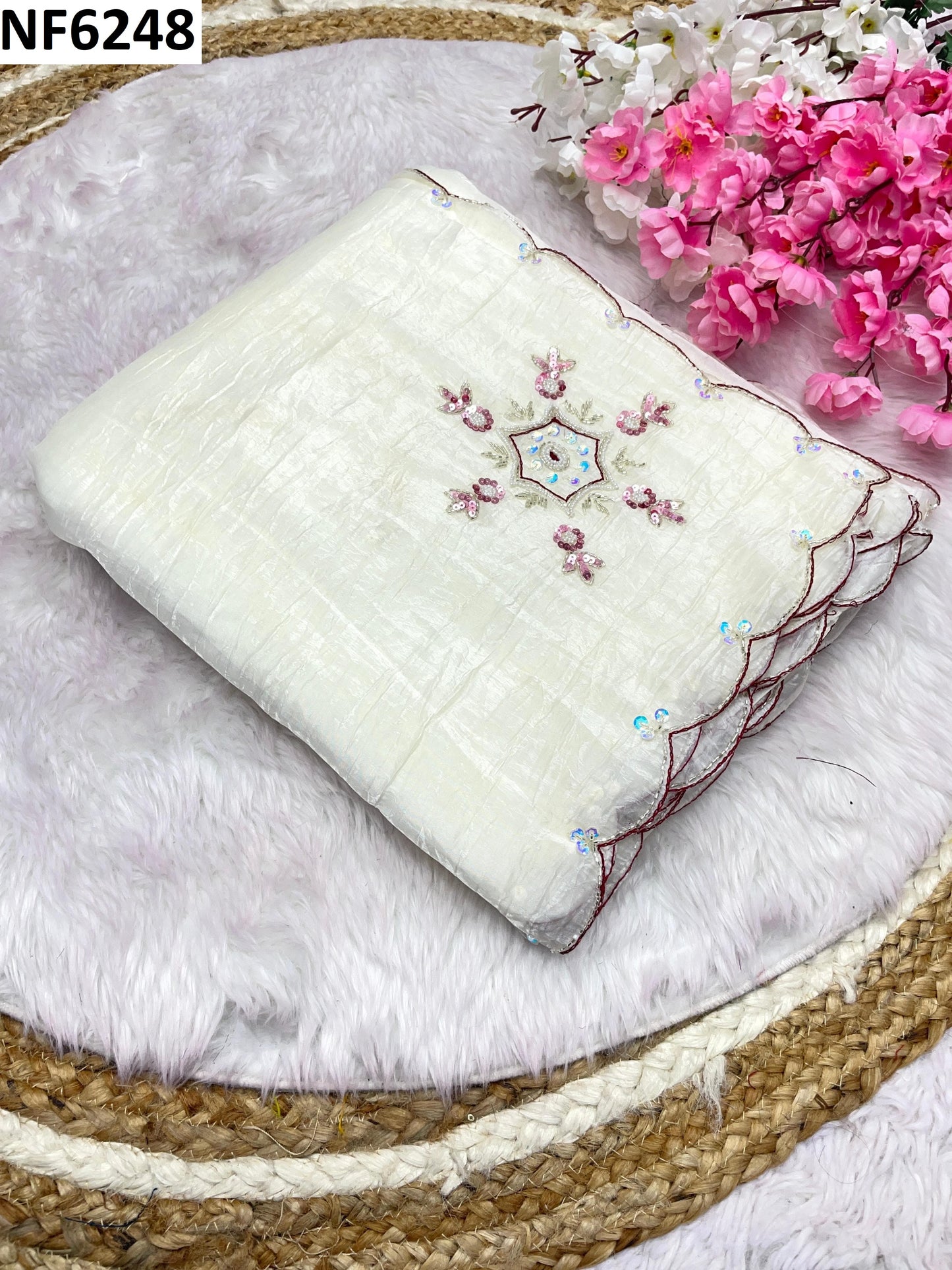 Nf6248 Vmk. Khatli Work Sarees