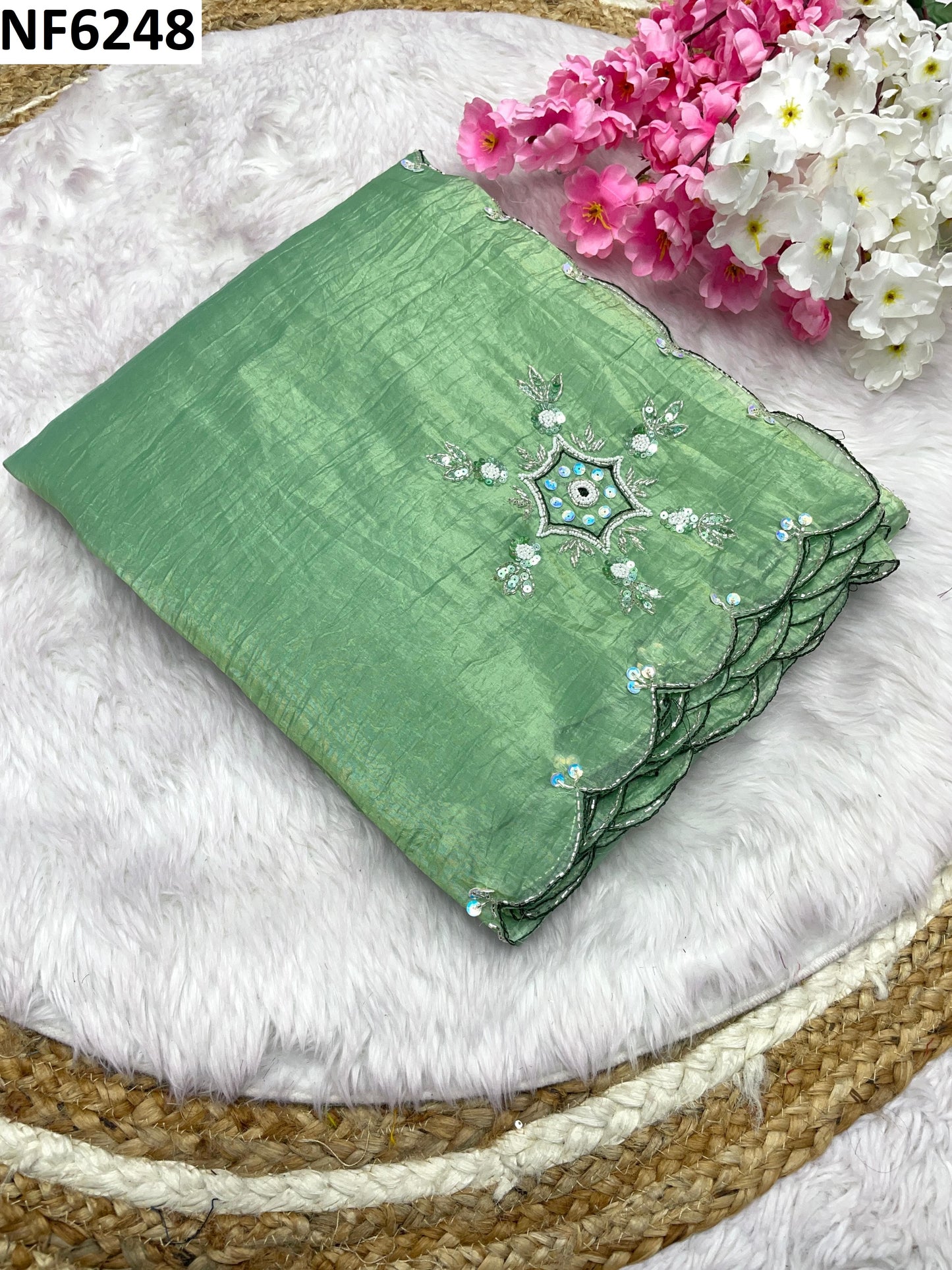 Nf6248 Vmk. Khatli Work Sarees