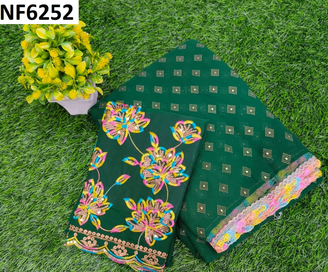 Nf6252 Vmk Georgette Sarees