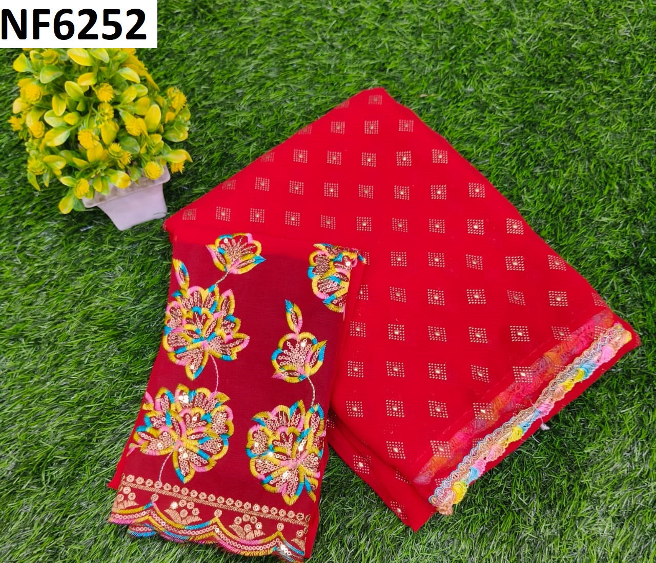 Nf6252 Vmk Georgette Sarees