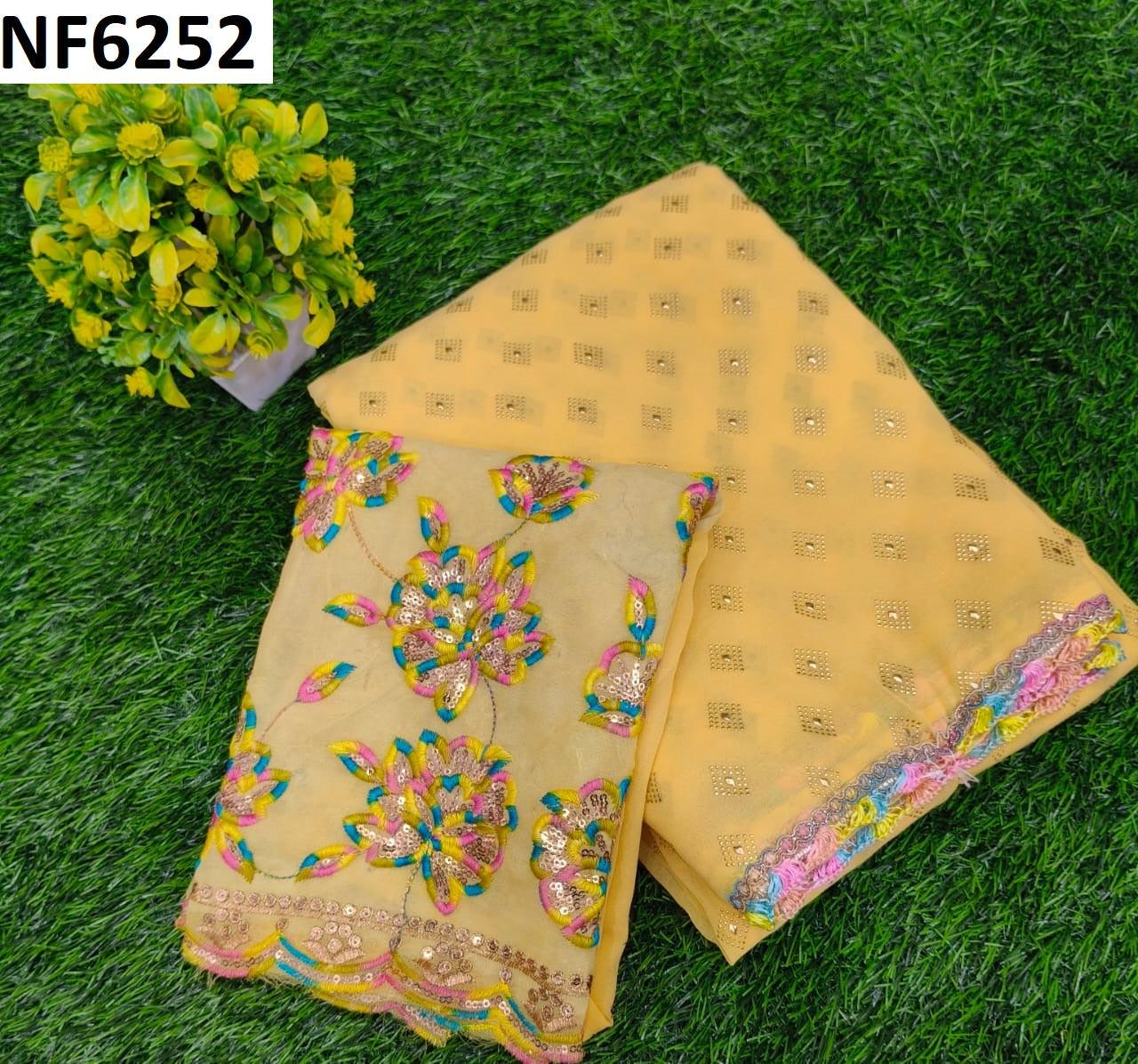 Nf6252 Vmk Georgette Sarees