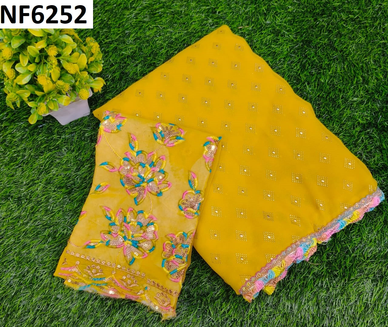 Nf6252 Vmk Georgette Sarees